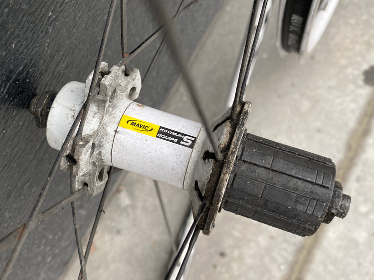 Mavic Ksyrium Equipe S 700c Clincher Wheelset 100/130 White