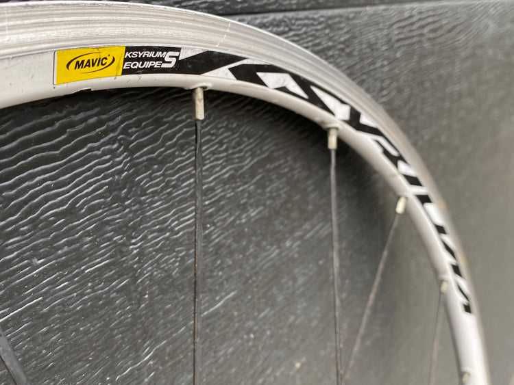 Mavic Ksyrium Equipe S 700c Clincher Wheelset 100/130 White