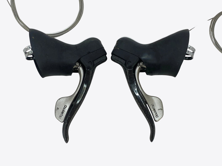reverse side view of the levers