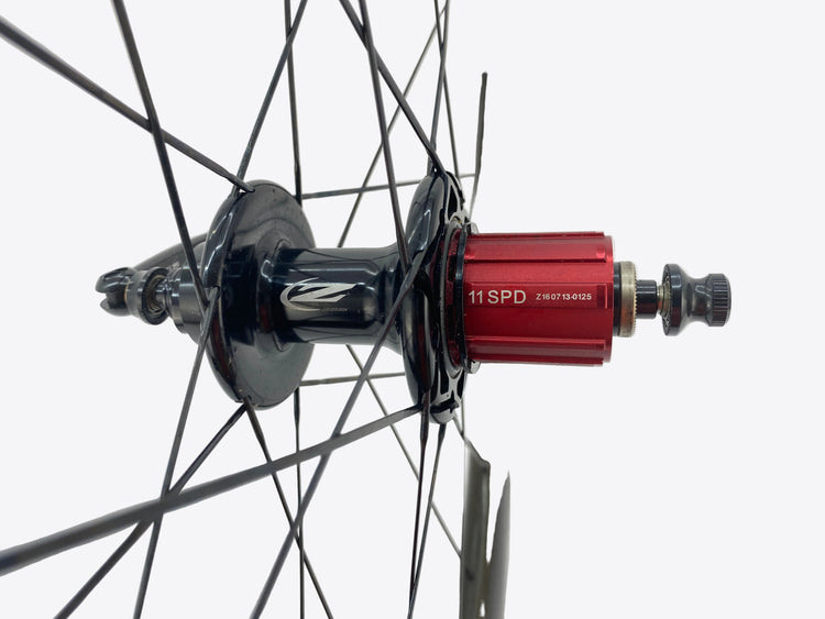 close up of the rear hub