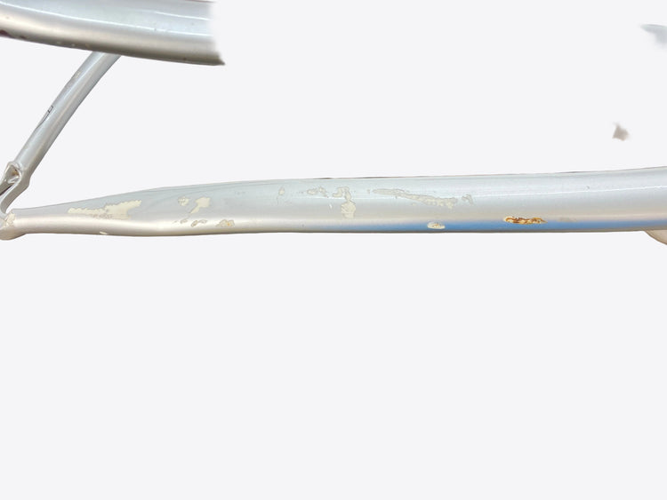 paint chips inside the left chain stay