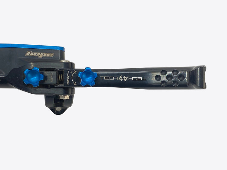 front view of the left lever
