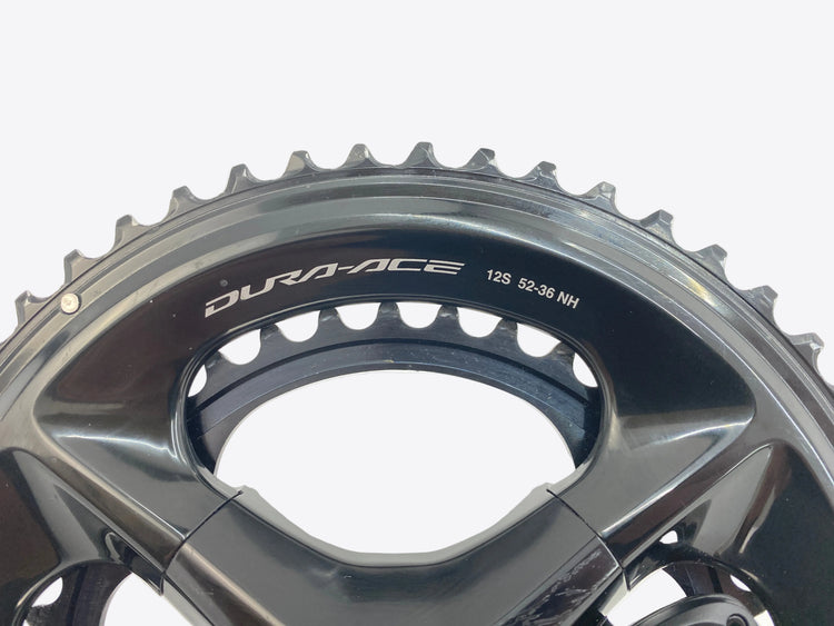 close up of the chainring