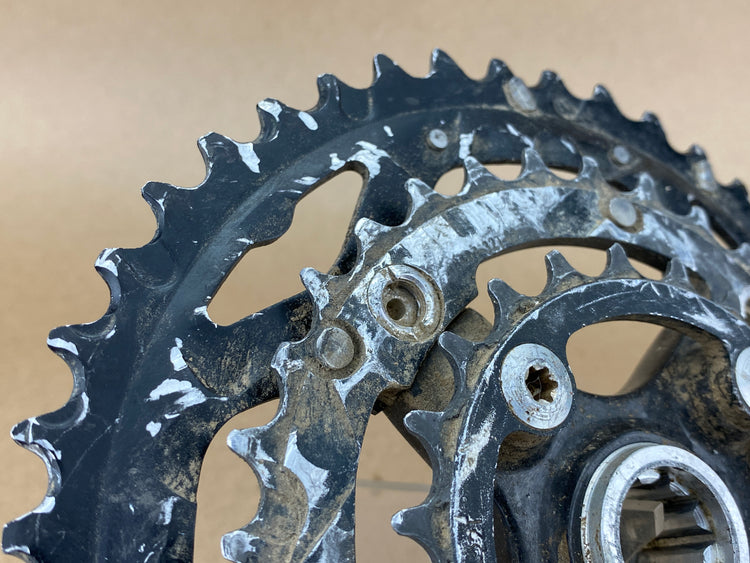 FSA Carbon Pro Team Triple Crankset 175mm 104/64