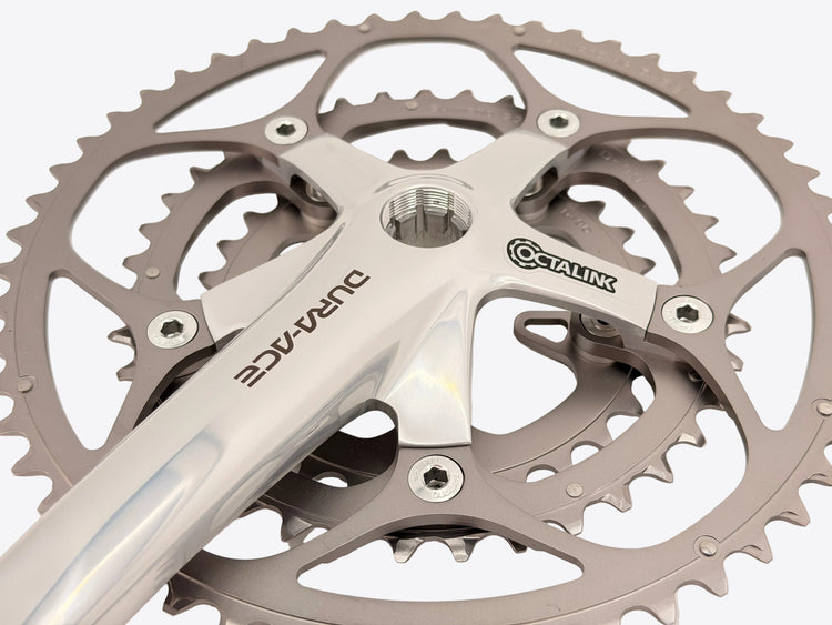 Dura Ace Crankset drive side close up