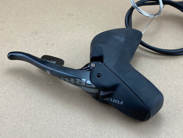 Sram Force 2x11 Left Carbon Hydro Lever and Disc Caliper Post Mount
