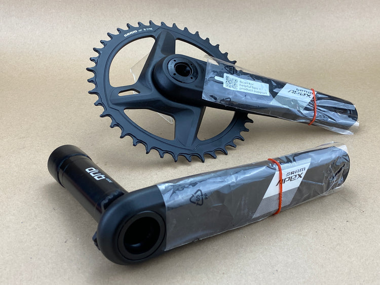 Sram Apex Alloy Crankset DUB Wide 165mm 8 Bolt 12 Speed NWOB