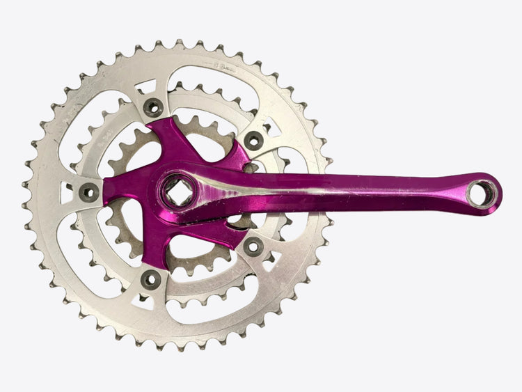 purple anodized crank