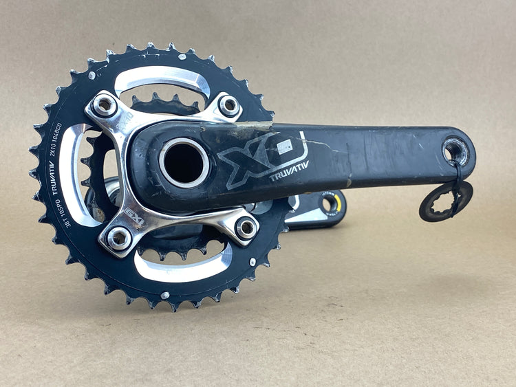 Sram XO Carbon 2x10 Double Crankset 175mm