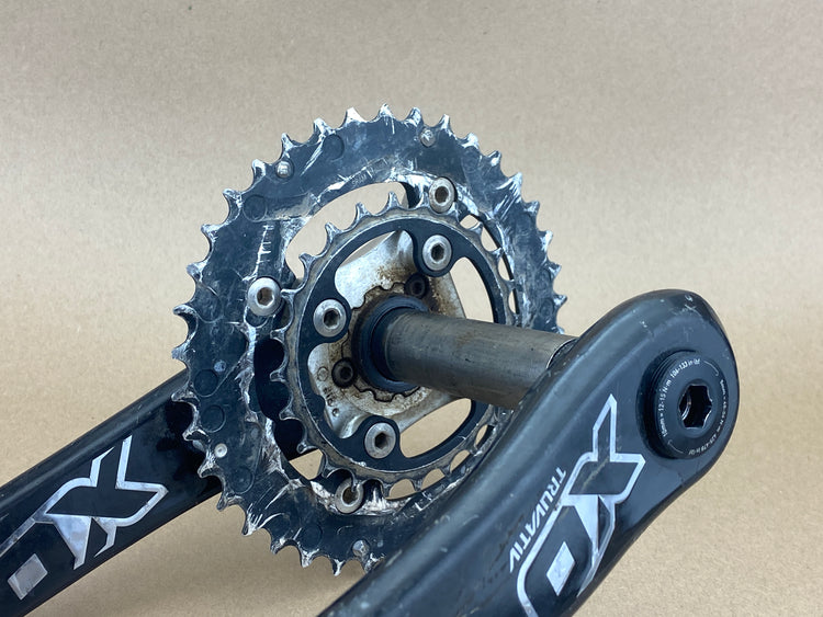 Sram XO Carbon 2x10 Double Crankset 175mm