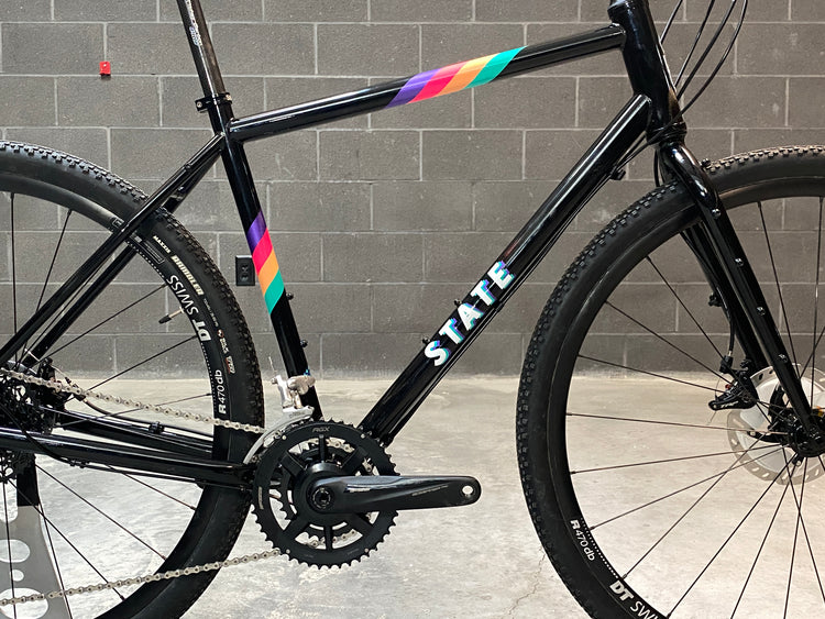 State Bike Co All Road Steel Flat Bar Gravel Bike 52cm