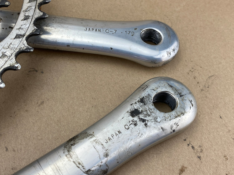 Sugino Aero Mighty Double Road Crankset 170mm 52/42t Square Taper