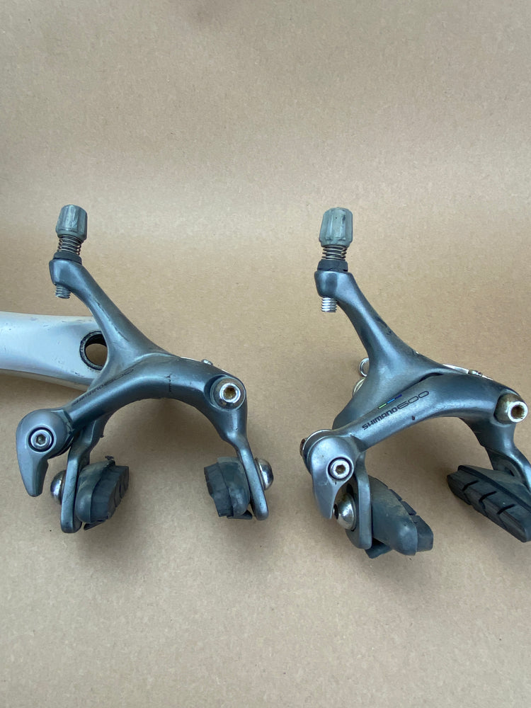 Shimano 600 FC-6400 Tri Color Groupset Downtube Shifter