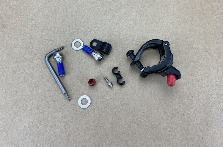 SRAM Level Stealth Silver Front Disc Brake 4-piston