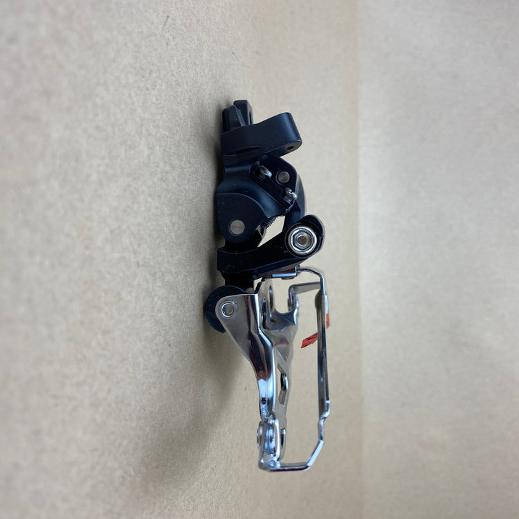 Rear view of derailleur