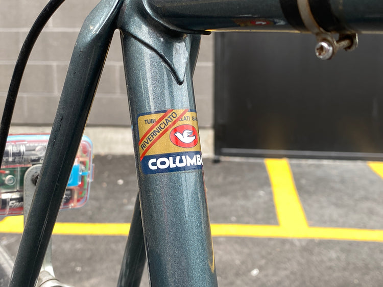 Vintage Lugged Columbus Steel Italian Road Bike XL
