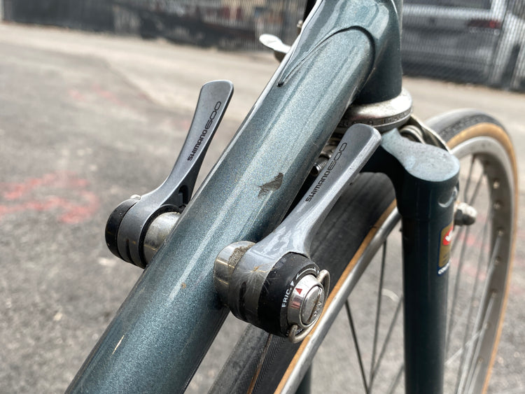 Vintage Lugged Columbus Steel Italian Road Bike XL