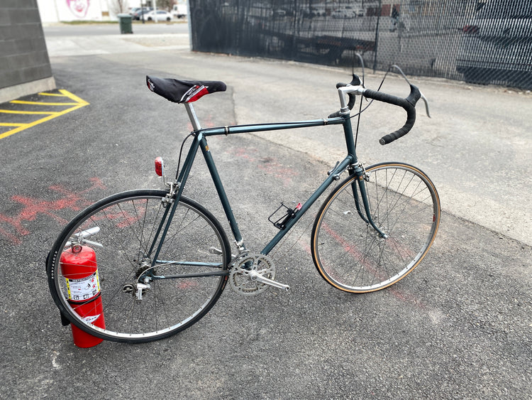 Vintage Lugged Columbus Steel Italian Road Bike XL