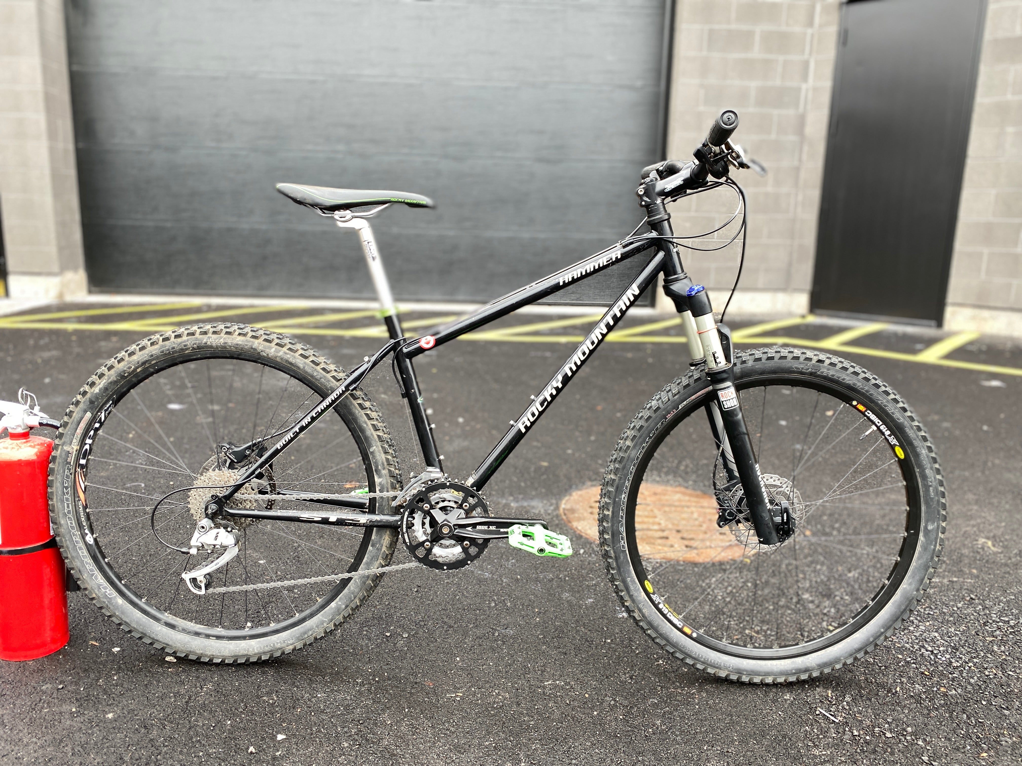 Steel Rocky Mountain Hammer Hardtail Mountain Bike 16.5