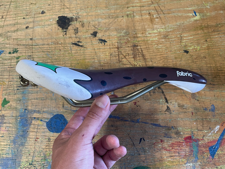 Fabric Holiday Bicycle Saddle