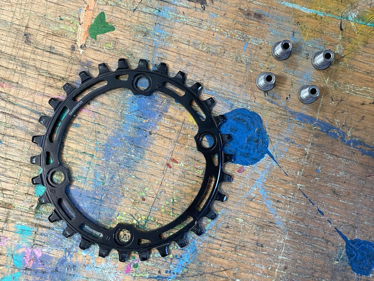 Shimano 30t 1x Chainring 10/11 Speed 4x96 bcd