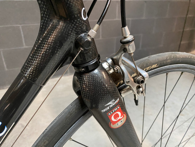 close up of the fork crown