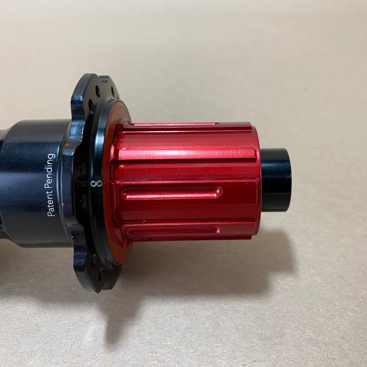 close up of the freehub