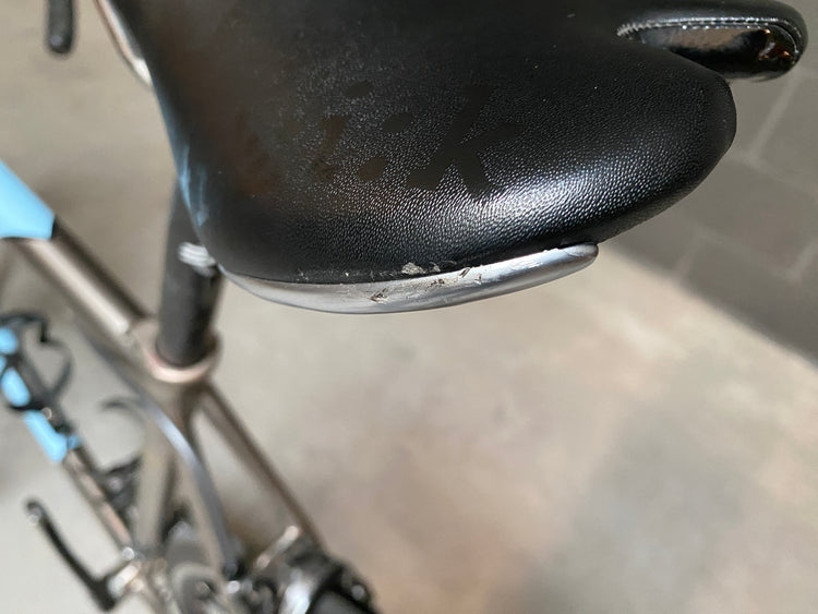light scratches on the saddle