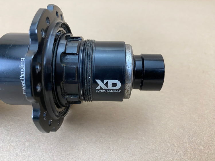 close up of the freehub body