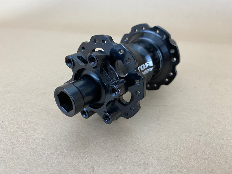 left side view of the hub