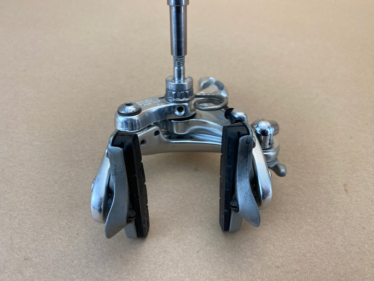 bottom view of the front brake