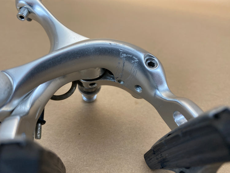 some scratches inside the rear brake