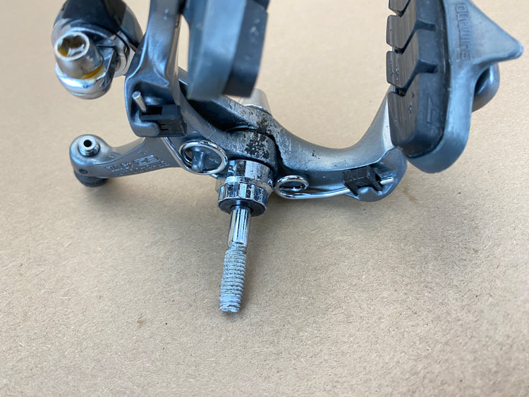 scratches on bottom of front brake