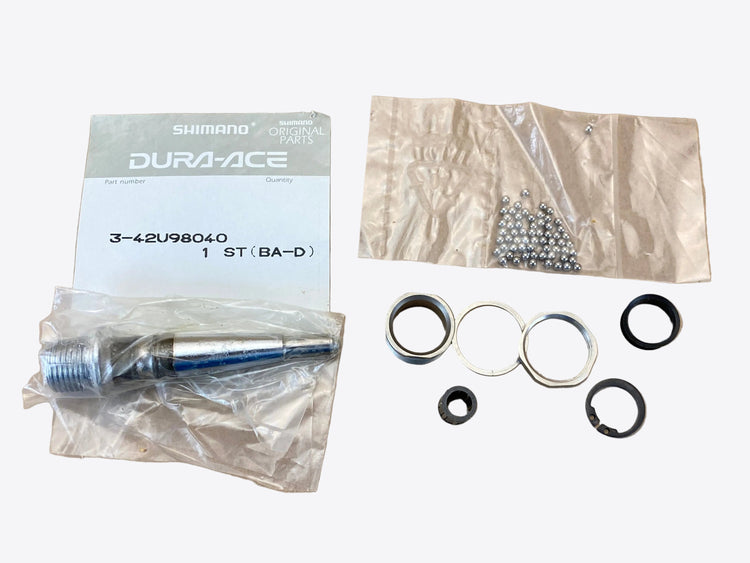 the complete pedal axle kit, left