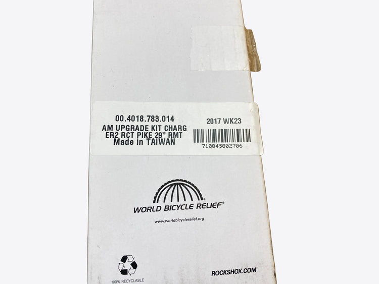 close up of the vendor label