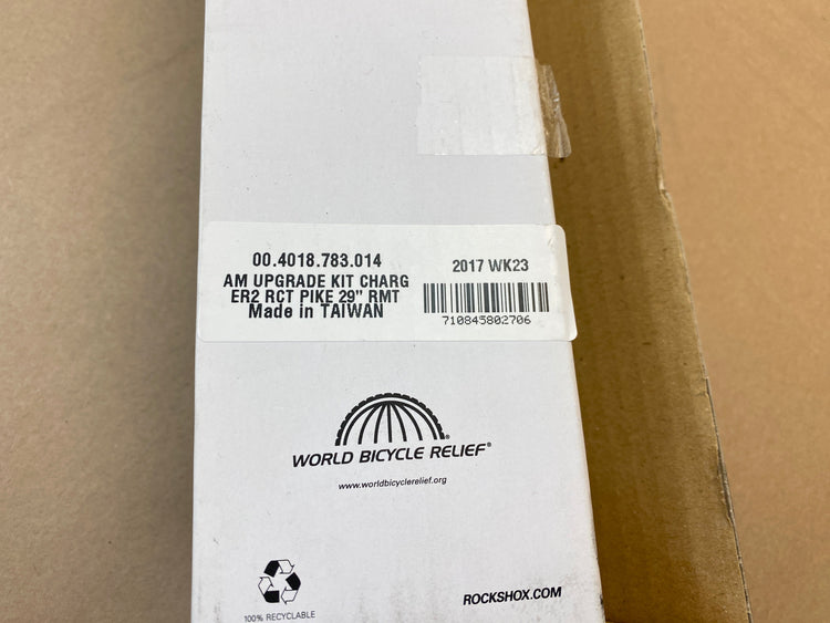 close up of the vendor label