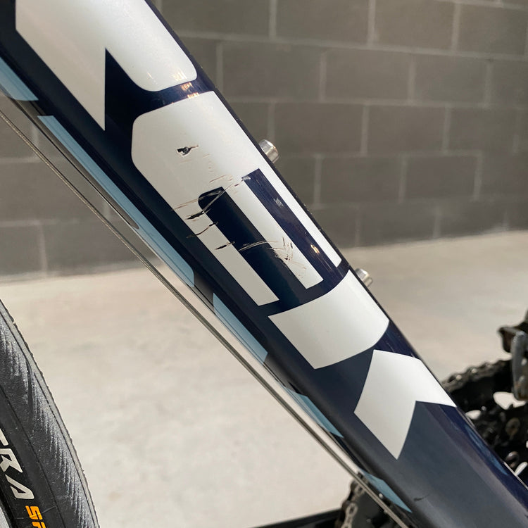 scratches on the down tube