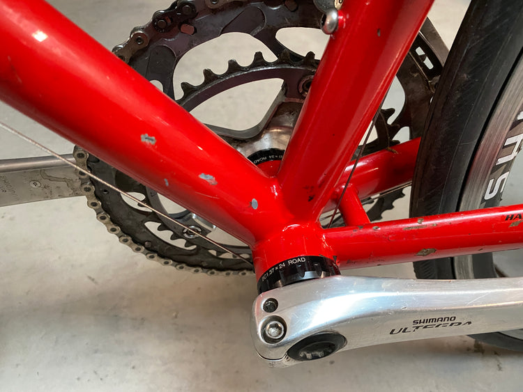 scratches around the bottom bracket