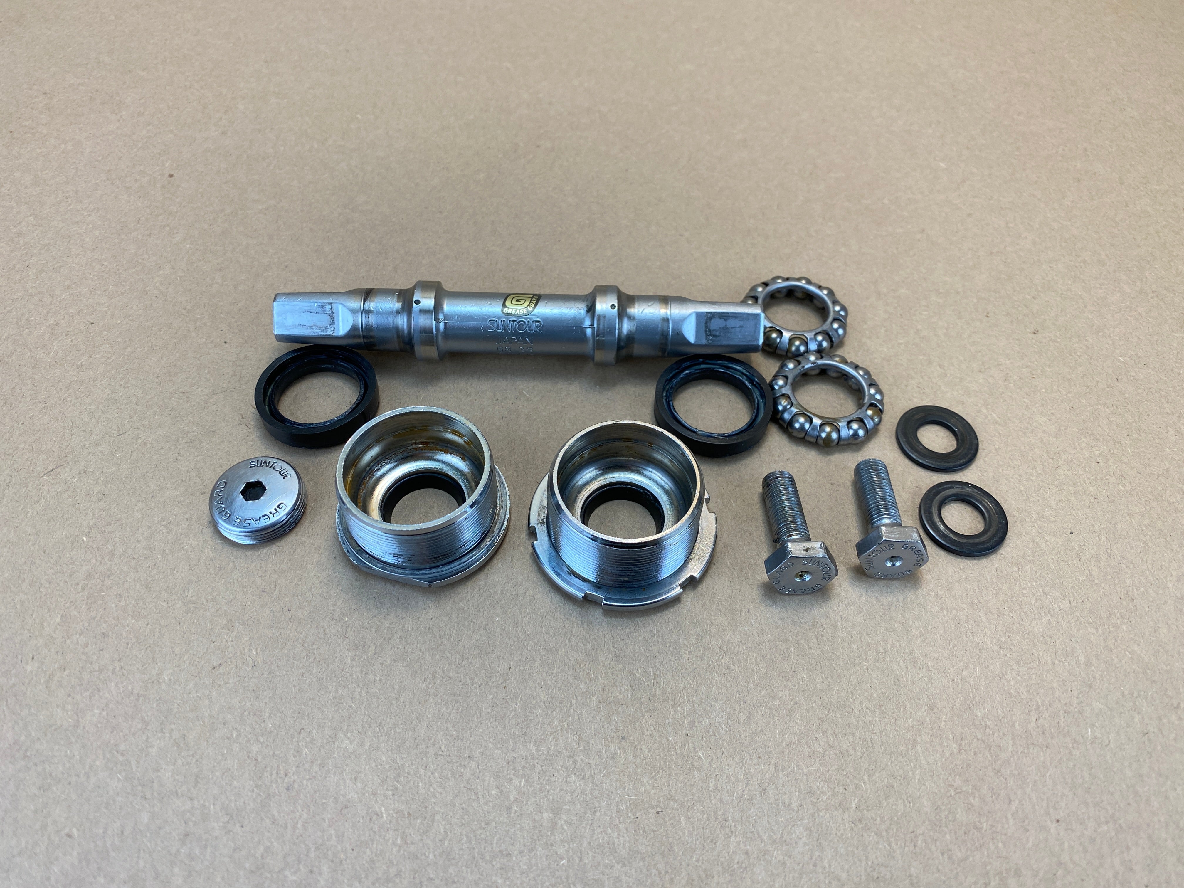 Suntour Grease Guard Bottom Bracket - 126mm