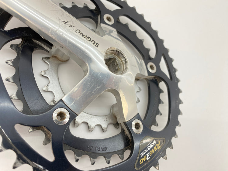scratches on the chainring spider