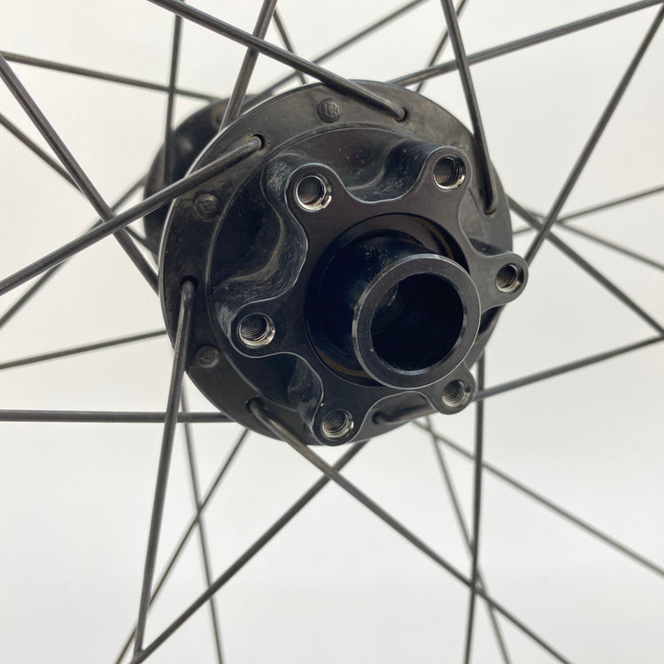 close up of the brake mount