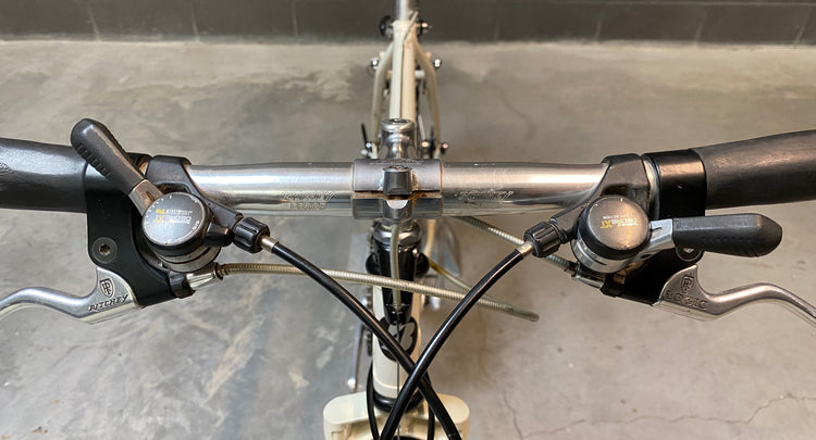 close up of the control levers