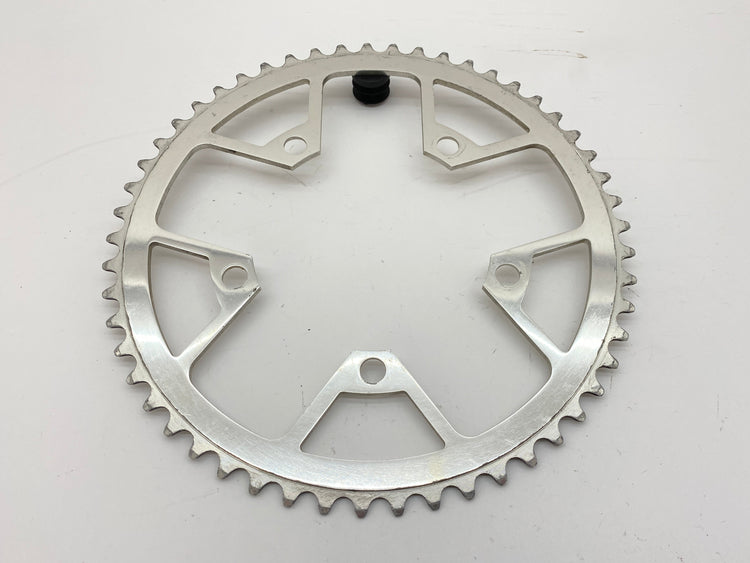 backside view of the chainring