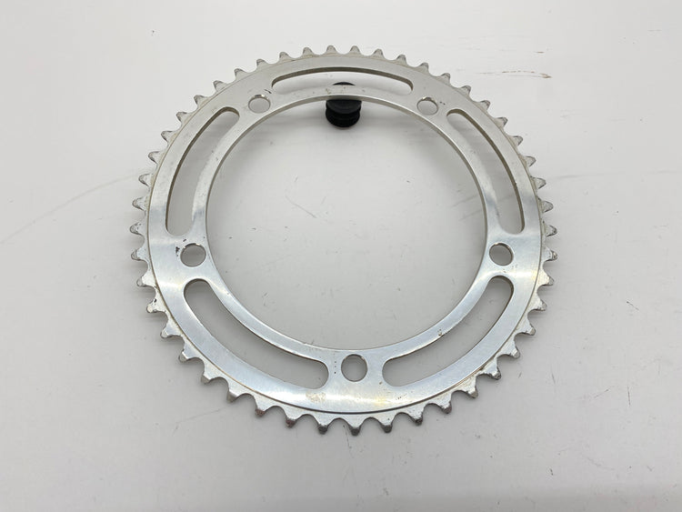 backside view of the chainring