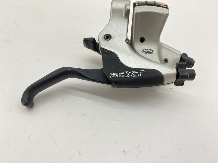 close up of the right lever