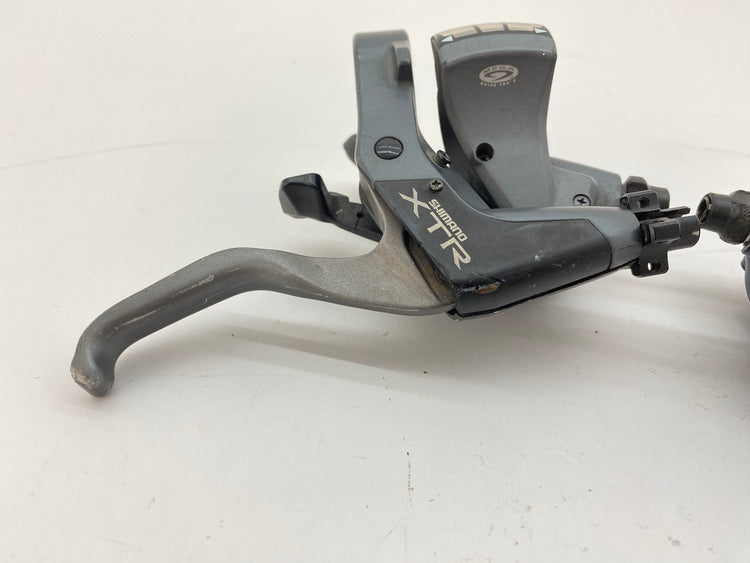 close up of the right lever