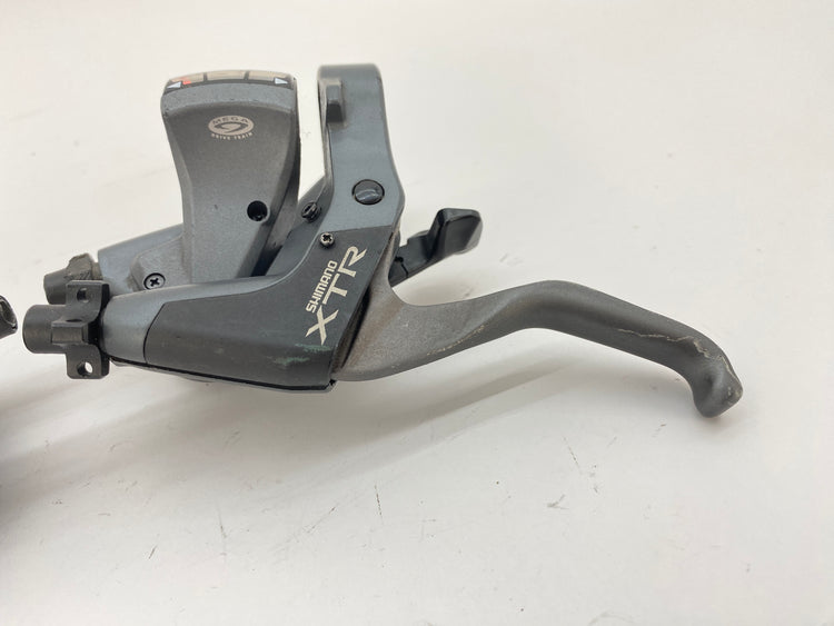 close up of the left lever