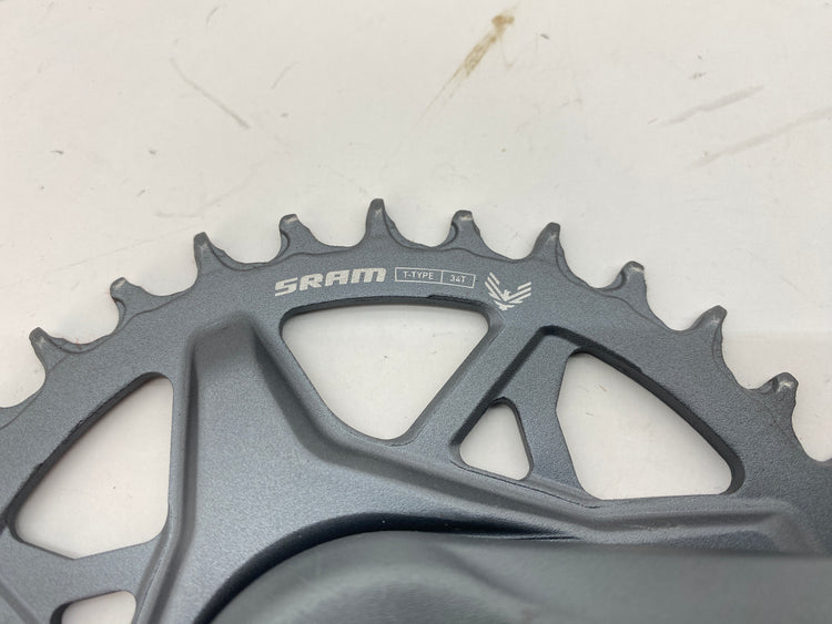 view of the chainring size