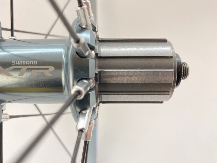 close up of the freehub body