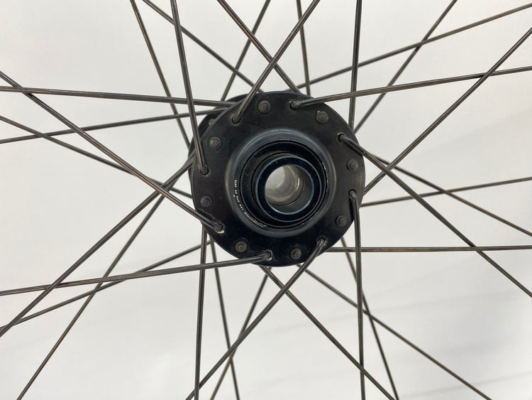 close up of the right front axle